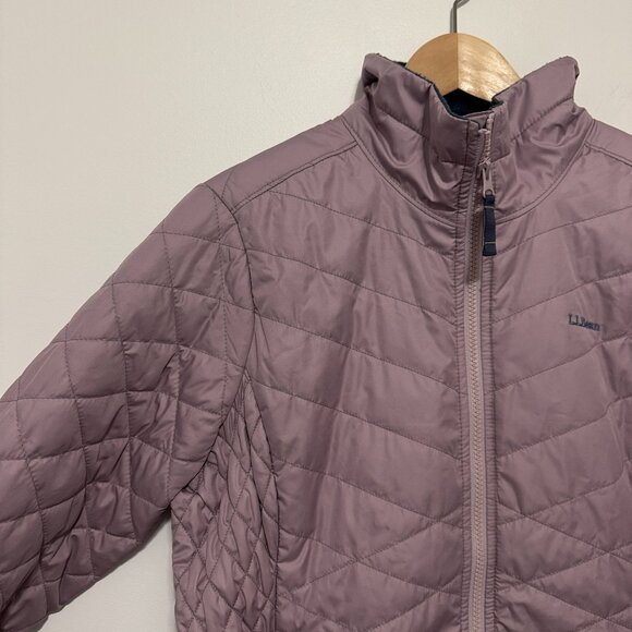 L.L. Bean | Fleece-Lined Primaloft Jacket in Vintage Lavender - Size M PET - Picture 2 of 14